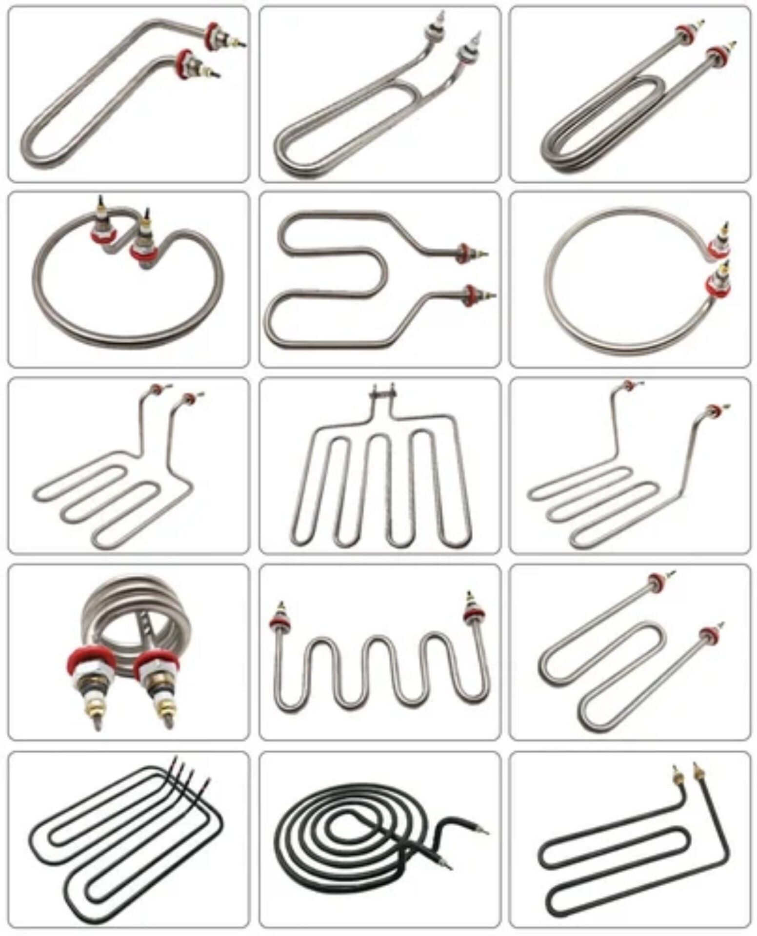  انواع المنت میله‌ای خمکاری شده در شکل‌های مختلف برای تجهیزات گرمایشی و صنعتی 