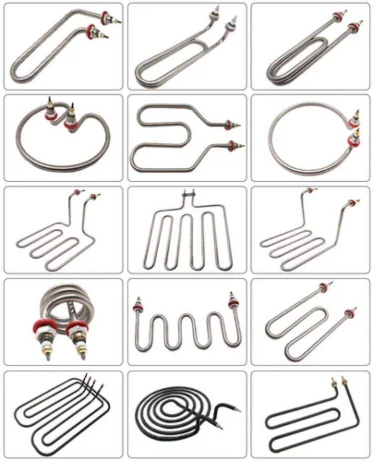 انواع المنت میله‌ای خمکاری شده در شکل‌های مختلف برای تجهیزات گرمایشی و صنعتی
